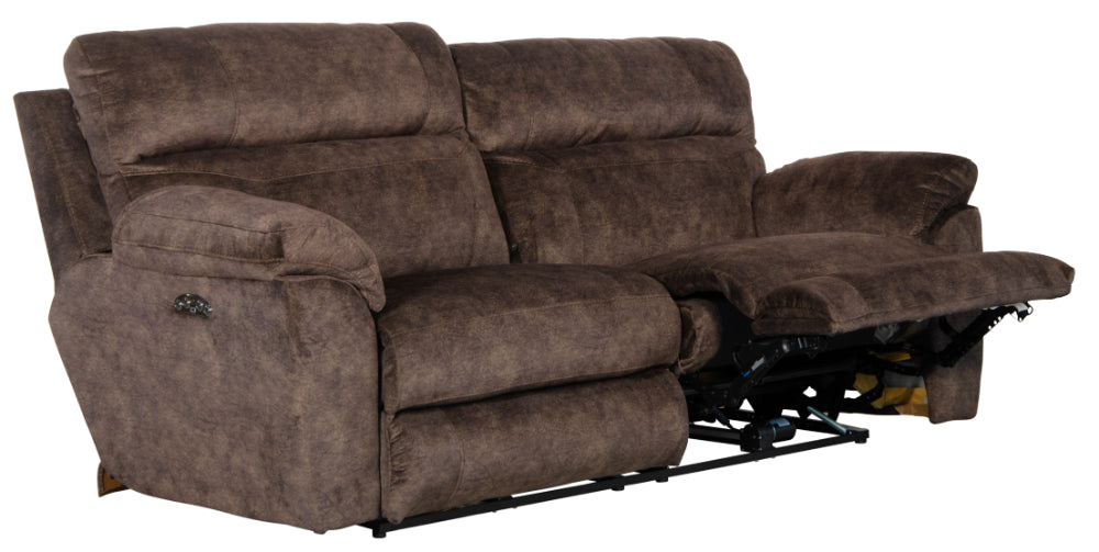 Catnapper - Sedona 2 Piece Power Headrest w-Lumbar Reclining Sofa Set in Mocha - 762221-762229-MOCHA - GreatFurnitureDeal