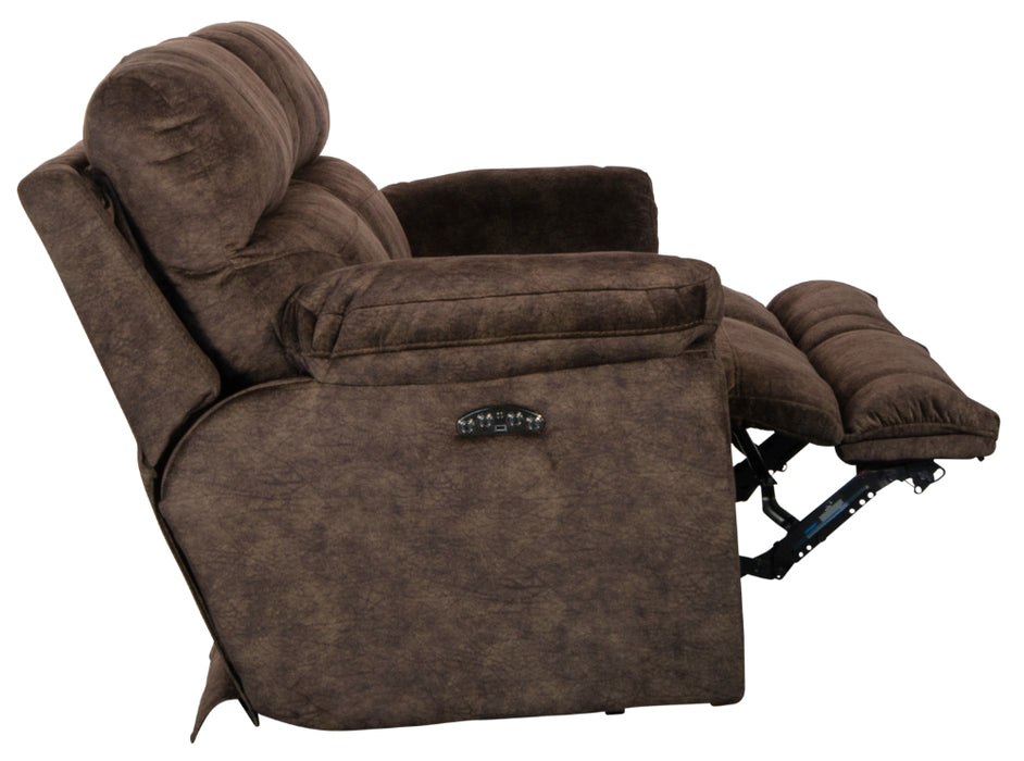 Catnapper - Sedona 2 Piece Power Headrest w-Lumbar Reclining Sofa Set in Mocha - 762221-762229-MOCHA - GreatFurnitureDeal