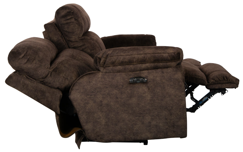 Catnapper - Sedona 2 Piece Power Headrest w-Lumbar Reclining Sofa Set in Mocha - 762221-762229-MOCHA - GreatFurnitureDeal