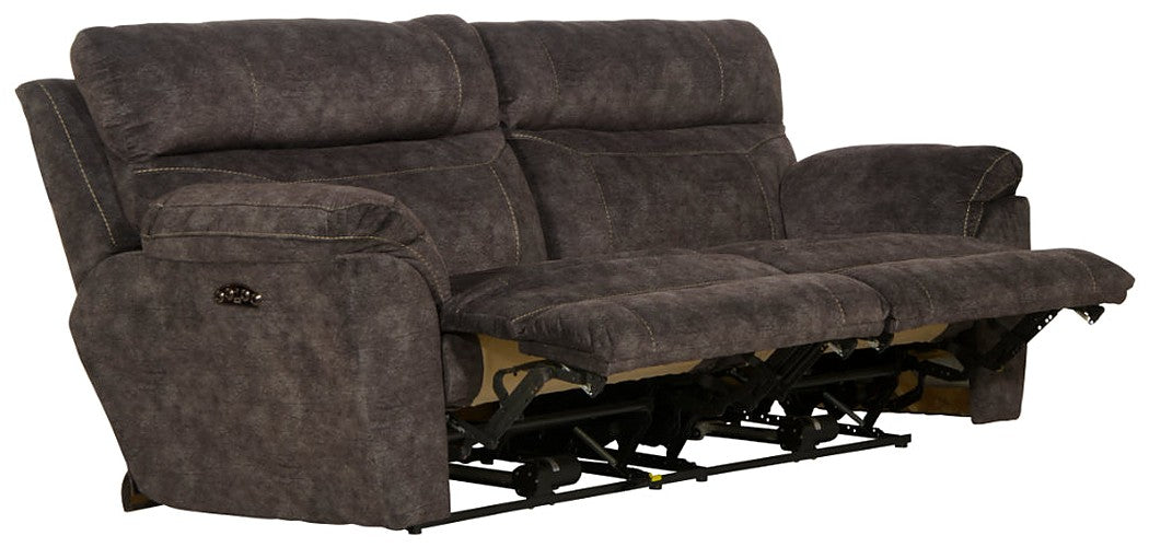 Catnapper - Sedona 2 Piece Power Headrest w-Lumbar Reclining Sofa Set in Mocha - 762221-762229-MOCHA