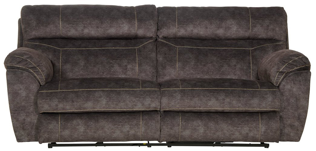 Catnapper - Sedona Power Headrest w-Lumbar Power Lay Flat Reclining Sofa in Mocha - 762221-MOCHA - GreatFurnitureDeal