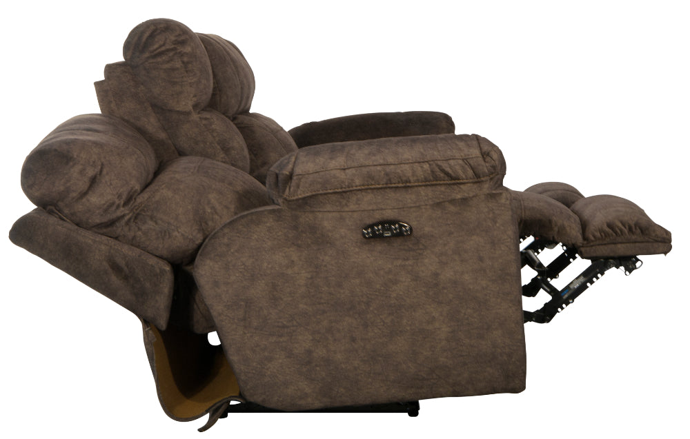 Catnapper - Sedona 3 Piece Power Headrest w-Lumbar Power Reclining Living Room Set in Mocha - 762221-762229-762220-7-MOCHA