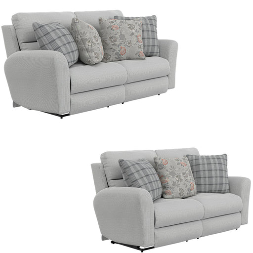 Catnapper - Chappy 2 Piece Reclining Living Room Set in Pebble - 2321-22-PEBBLE - GreatFurnitureDeal