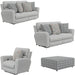 Catnapper - Chappy 4 Piece Power Reclining Living Room Set in Pebble - 62321-22-07-23212-PEBBLE - GreatFurnitureDeal