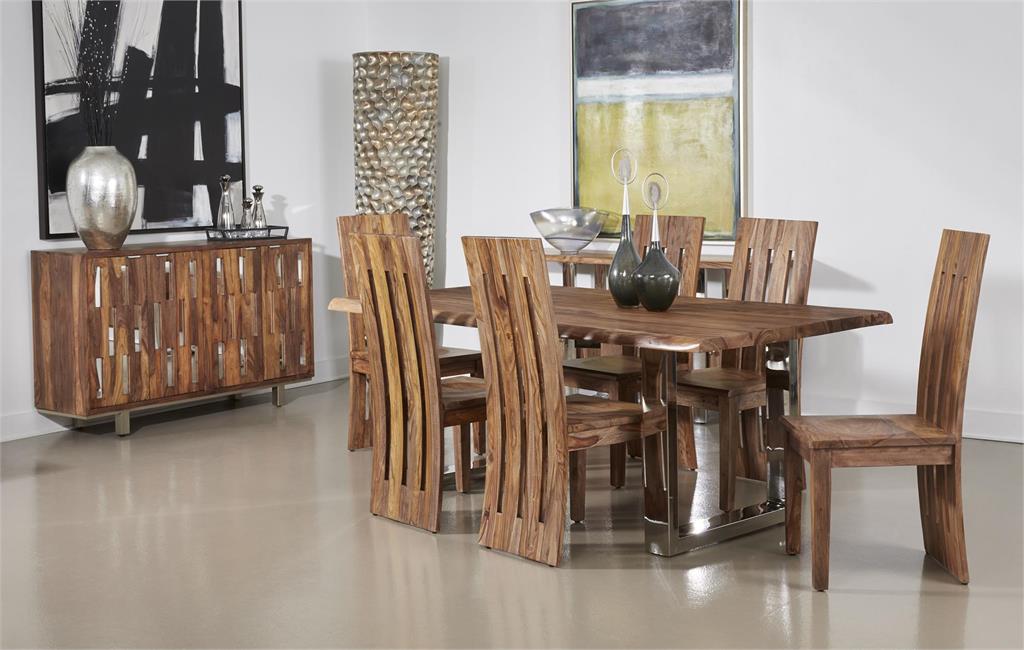 Coast To Coast - Brownstone Nut Brown Dining Table - 62406 - GreatFurnitureDeal
