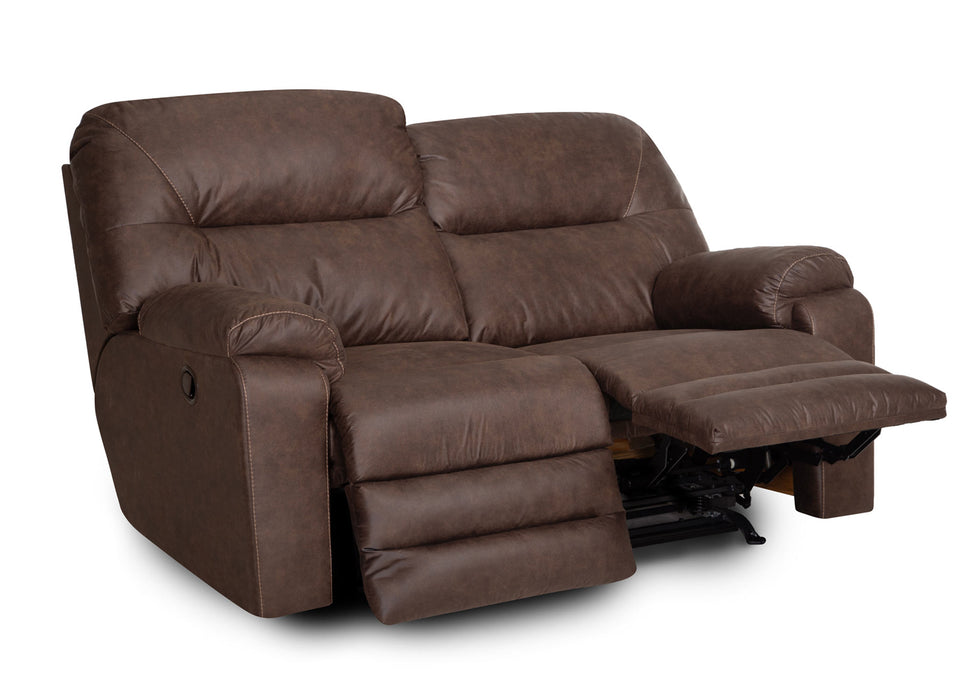 Franklin Furniture - 625 Holden Rocking/Reclining Loveseat in Osbourne Walnut - 62523-WALNUT - GreatFurnitureDeal
