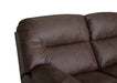 Franklin Furniture - 625 Holden Rocking/Reclining Loveseat in Osbourne Walnut - 62523-WALNUT - GreatFurnitureDeal