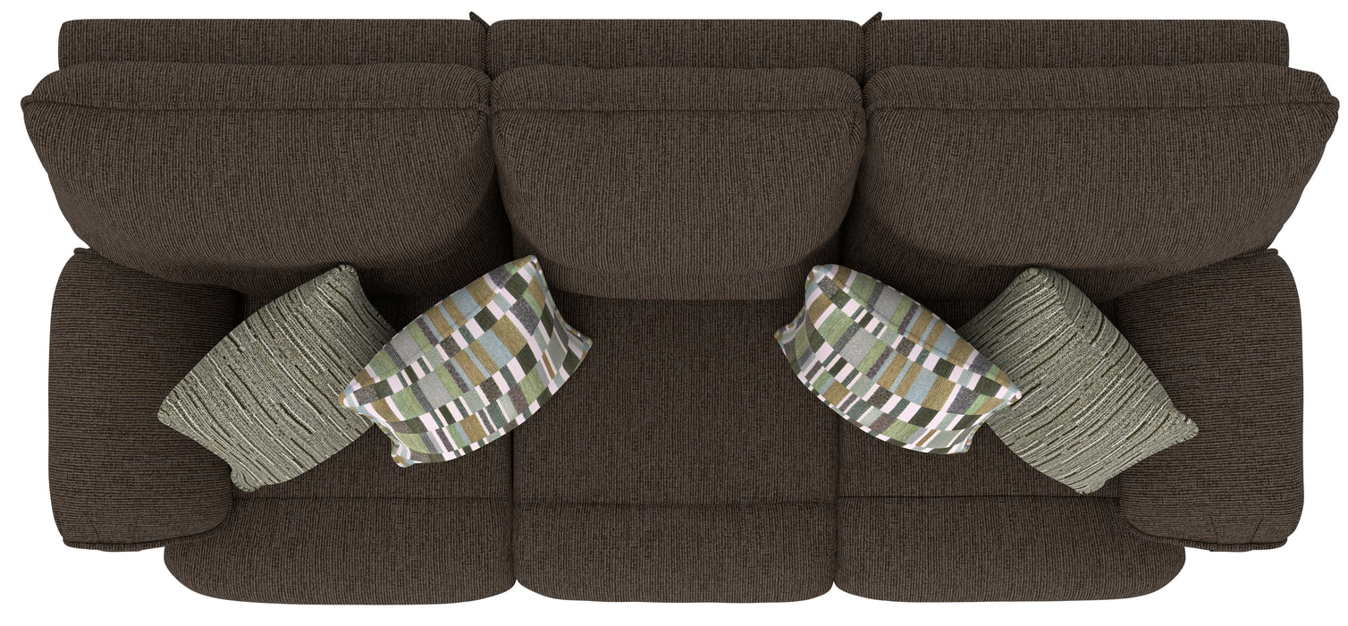 Catnapper - Lenny Power Lay Flat Reclining Sofa in Chocolate - 62571-CHOCOLATE - GreatFurnitureDeal