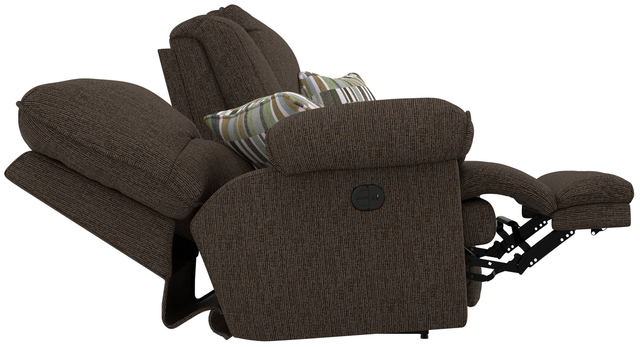 Catnapper - Lenny 2 Piece Power Reclining Sofa Set in Chocolate - 62571-62579-CHOCOLATE - GreatFurnitureDeal