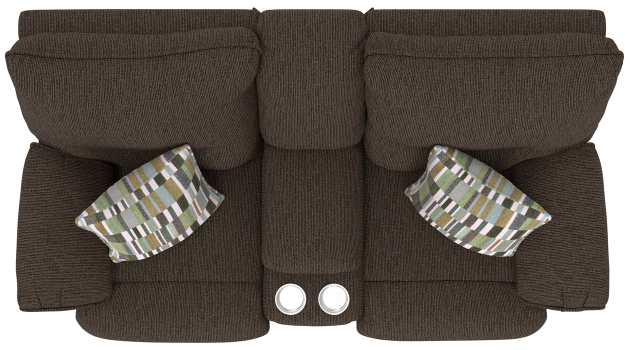 Catnapper - Lenny 2 Piece Power Reclining Sofa Set in Chocolate - 62571-62579-CHOCOLATE