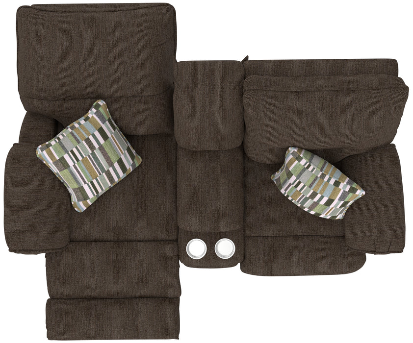 Catnapper - Lenny 2 Piece Power Reclining Sofa Set in Chocolate - 62571-62579-CHOCOLATE - GreatFurnitureDeal