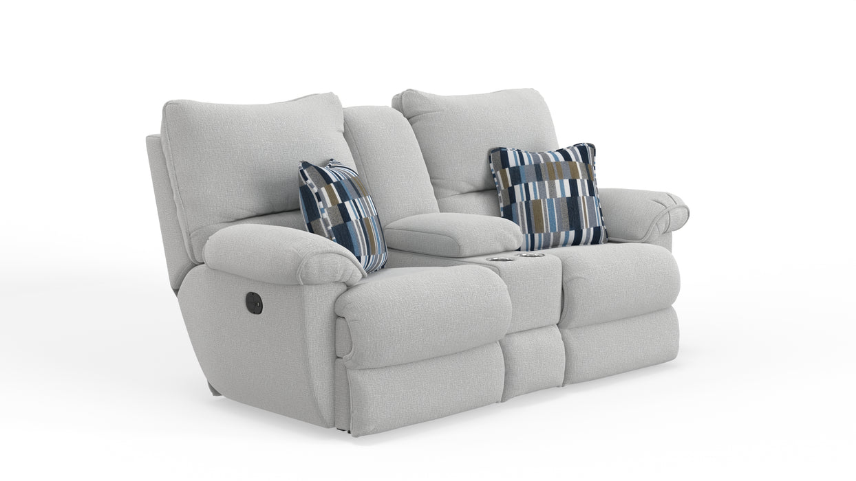 Catnapper - Lenny 2 Piece Power Reclining Sofa Set in Winter - 62571-62579-WINTER - GreatFurnitureDeal