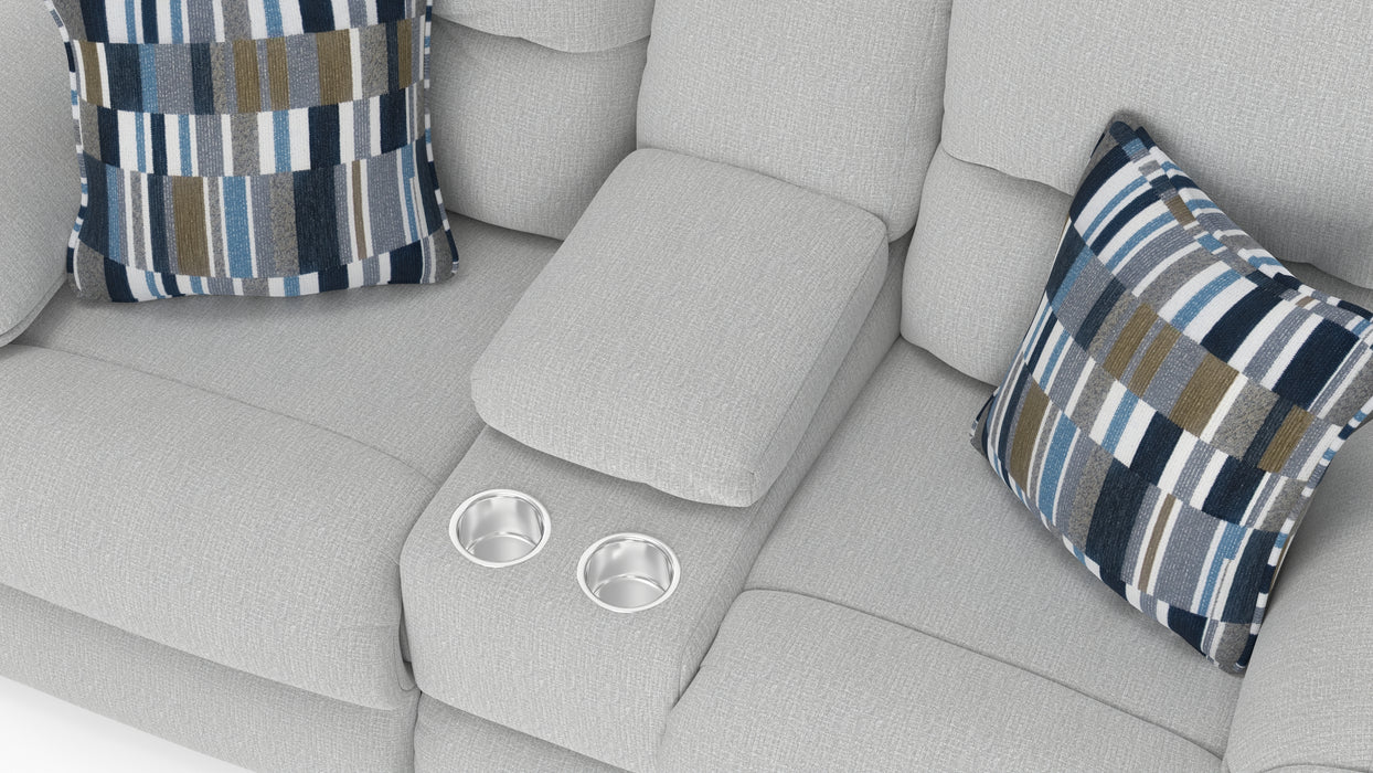 Catnapper - Lenny 2 Piece Power Reclining Sofa Set in Winter - 62571-62579-WINTER