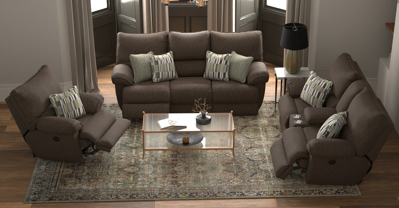 Catnapper - Lenny Power Lay Flat Reclining Sofa in Chocolate - 62571-CHOCOLATE - GreatFurnitureDeal