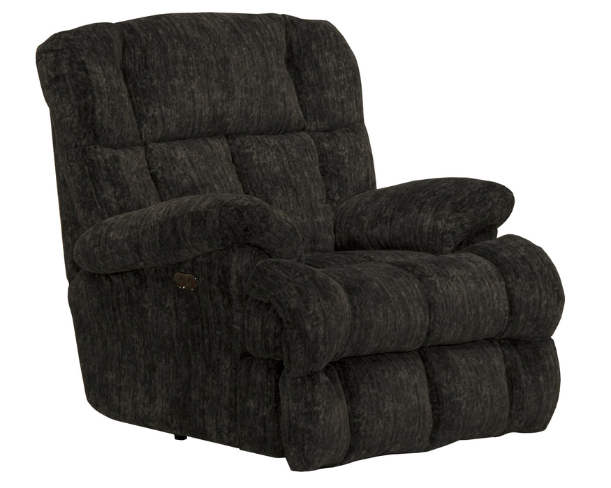 Catnapper - Cirrus Power Lay Flat Chaise Recliner in Charcoal - 62630-7-CHARCOAL - GreatFurnitureDeal