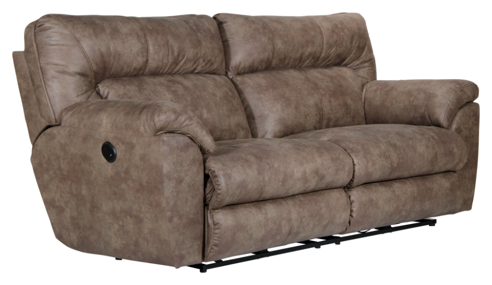 Catnapper - Hollins Power Reclining Sofa in Coffee - 62651-COFFEE - GreatFurnitureDeal