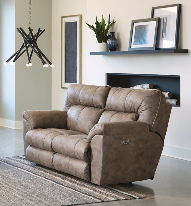 Catnapper - Hollins 2 Piece Power Reclining Sofa Set in Coffee - 62651-652-COFFEE