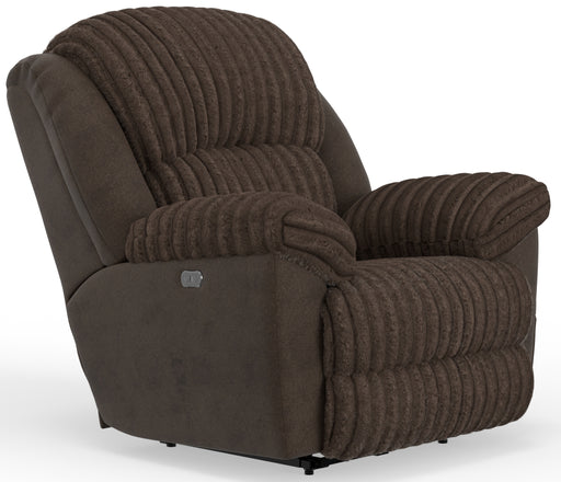 Catnapper - Shaggy Rocker Recliner in Chocolate - 2720-2-CHOCOLATE - GreatFurnitureDeal