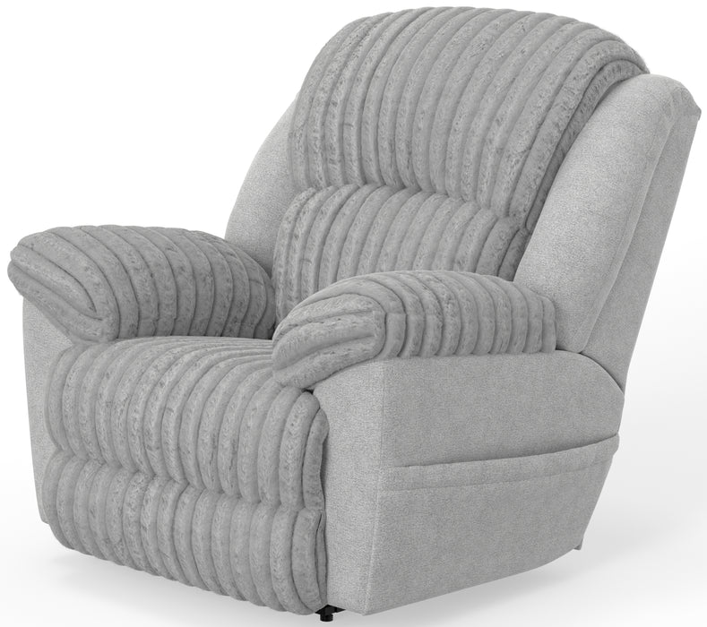 Catnapper - Shaggy Rocker Recliner in Moonstruck - 2720-2-MOON - GreatFurnitureDeal