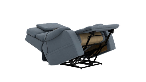 Catnapper - Dreamtime XL Power Headrest Power Lay Flat Recliner w/CR3 Heat/Massage/Zero Gravity in Steel - 629207-STEEL - GreatFurnitureDeal