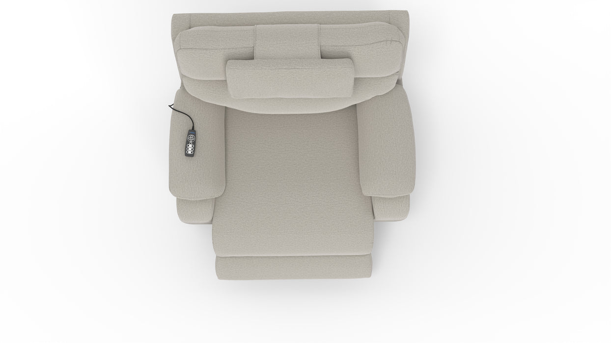 Catnapper - Dreamtime XL Power Headrest Power Lay Flat Recliner w/CR3 Heat/Massage/Zero Gravity in Beach - 629207-BEACH - GreatFurnitureDeal