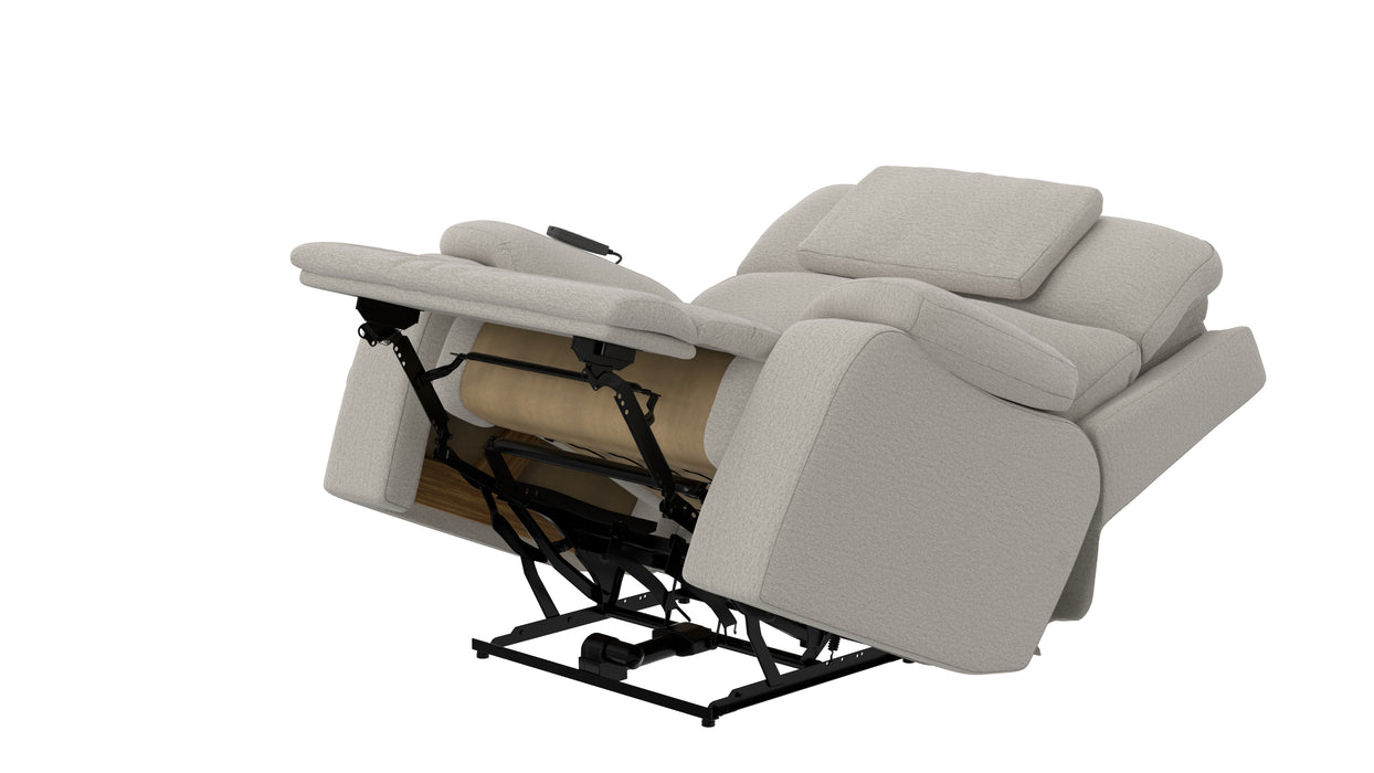 Catnapper - Dreamtime XL Power Headrest Power Lay Flat Recliner w/CR3 Heat/Massage/Zero Gravity in Beach - 629207-BEACH - GreatFurnitureDeal