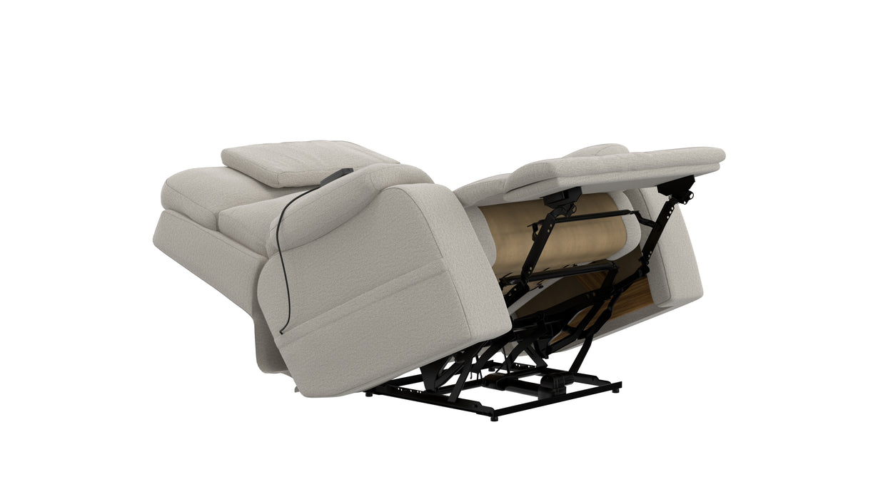 Catnapper - Dreamtime XL Power Headrest Power Lay Flat Recliner w/CR3 Heat/Massage/Zero Gravity in Beach - 629207-BEACH - GreatFurnitureDeal