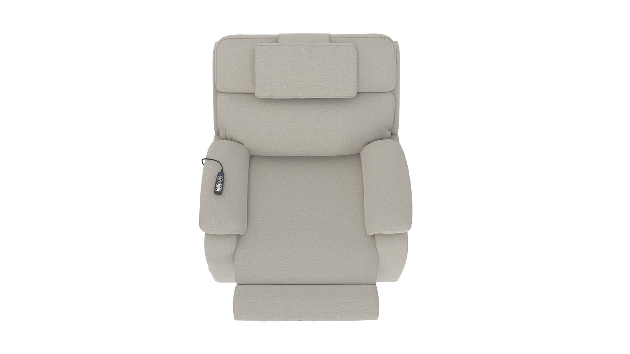 Catnapper - Dreamtime XL Power Headrest Power Lay Flat Recliner w/CR3 Heat/Massage/Zero Gravity in Beach - 629207-BEACH - GreatFurnitureDeal