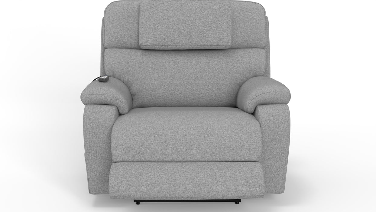 Catnapper - Dreamtime XL Power Headrest Power Lay Flat Recliner w/CR3 Heat/Massage/Zero Gravity in Haze - 629207-HAZE - GreatFurnitureDeal