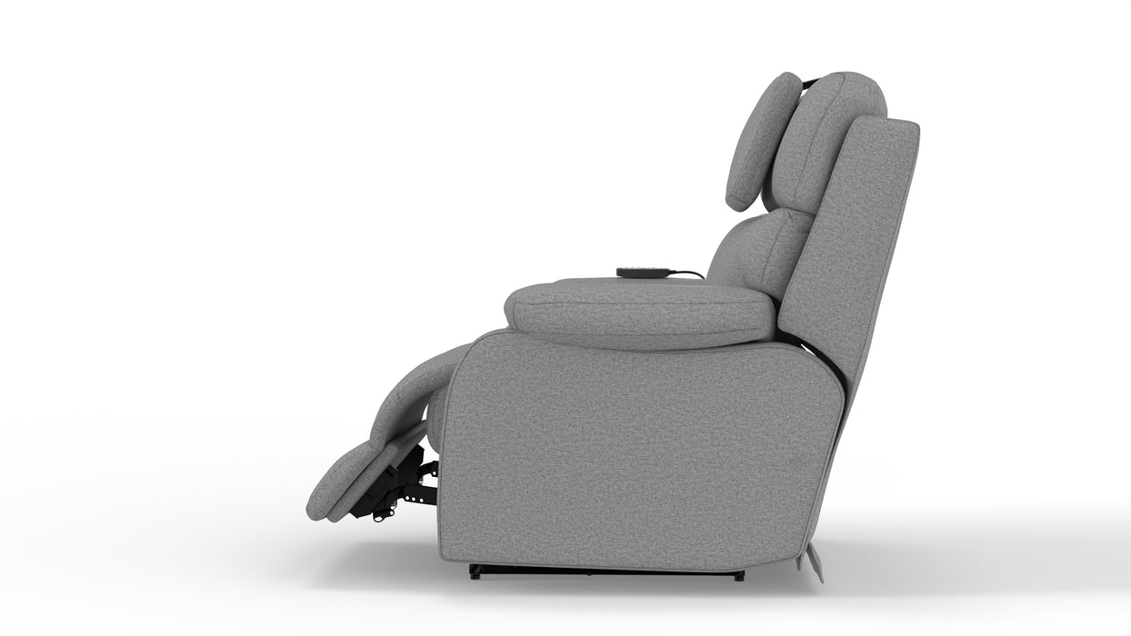 Catnapper - Dreamtime XL Power Headrest Power Lay Flat Recliner w/CR3 Heat/Massage/Zero Gravity in Haze - 629207-HAZE - GreatFurnitureDeal