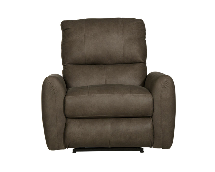 Catnapper - Dorian Power Wall Hugger Recliner in Pebble/Eclipse - 63070-4-PEBBLE - GreatFurnitureDeal
