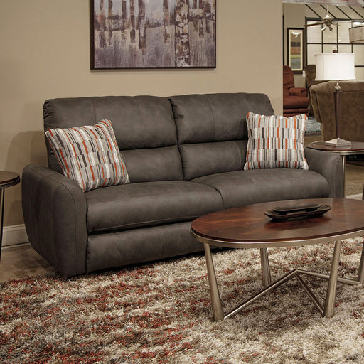 Catnapper - Dorian 2 Piece Reclining Sofa Set in Charcoal/Nutmeg - 3071-72-CHARCOAL - GreatFurnitureDeal