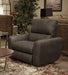 Catnapper - Dorian Power Wall Hugger Recliner in Charcoal/Nutmeg - 63070-4-CHARCOAL - GreatFurnitureDeal