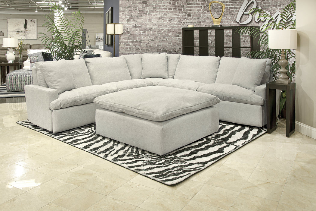 Catnapper - Stratus 4 Piece Power Modular Sectional in Cement - 63106-3108-63107-28-CEMENT - GreatFurnitureDeal