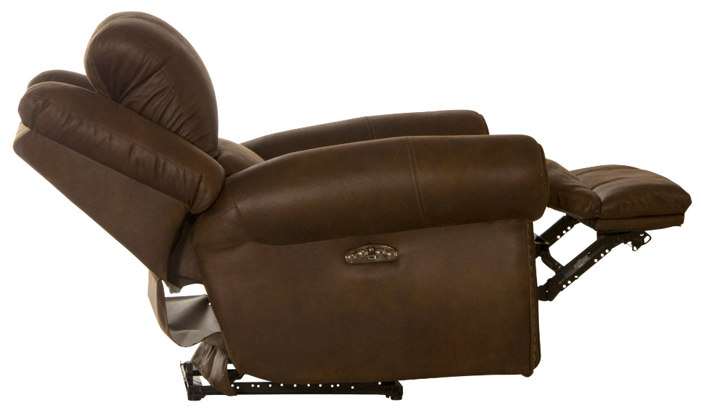Catnapper - Pickett Power Headrest Power Recliner in Walnut - 63130-4-WALNUT - GreatFurnitureDeal