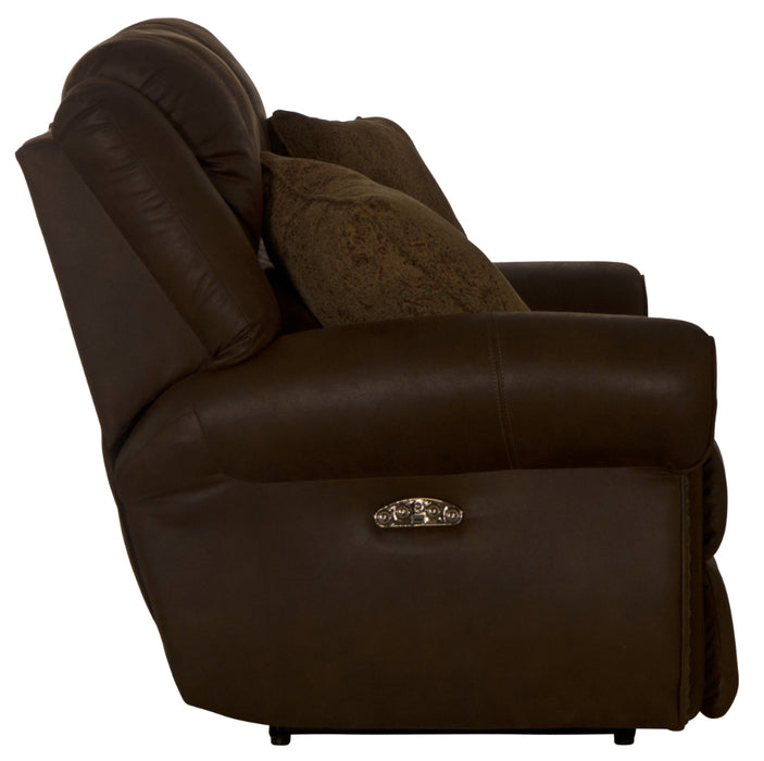 Catnapper - Pickett Rocking Reclining Loveseat in Walnut - 3132-2-WALNUT - GreatFurnitureDeal