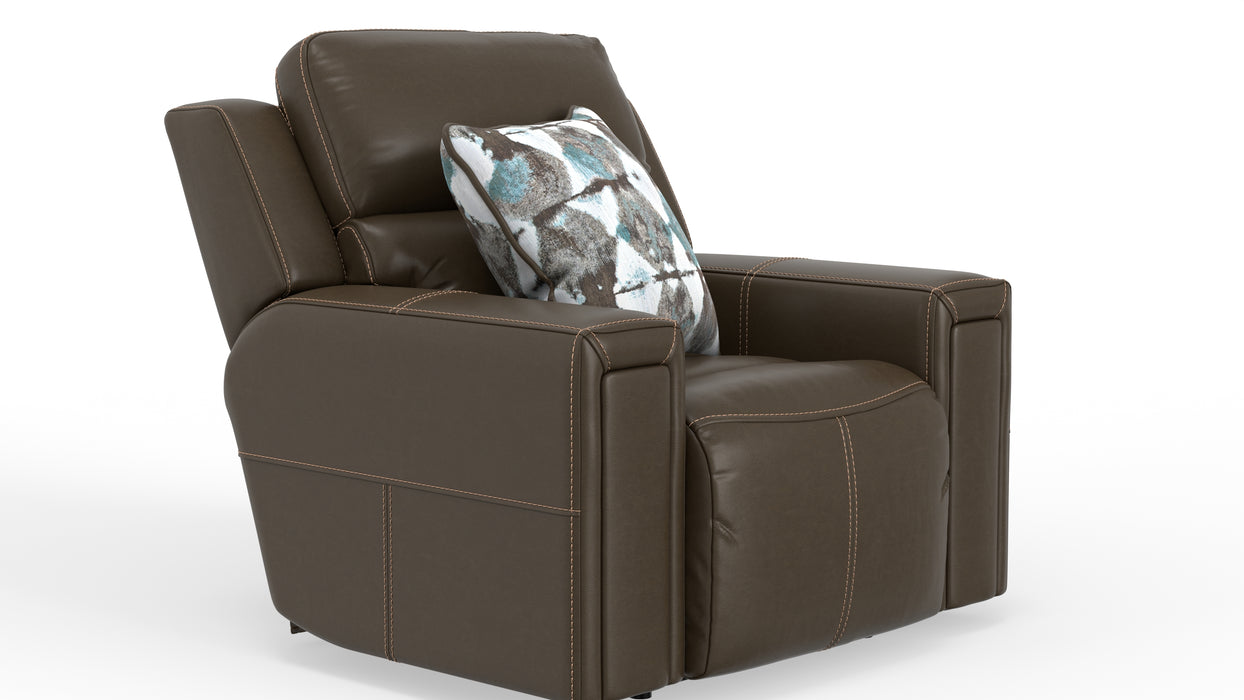 Catnapper - Arezzo Power Headrest Power Lay Flat Recliner w/Zero Gravity in Chocolate - 631507-CHOCOLATE - GreatFurnitureDeal