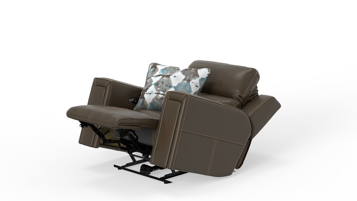Catnapper - Arezzo 2 Piece Power Reclining Sofa Set in Chocolate - 63151-63152-CHOCOLATE - GreatFurnitureDeal