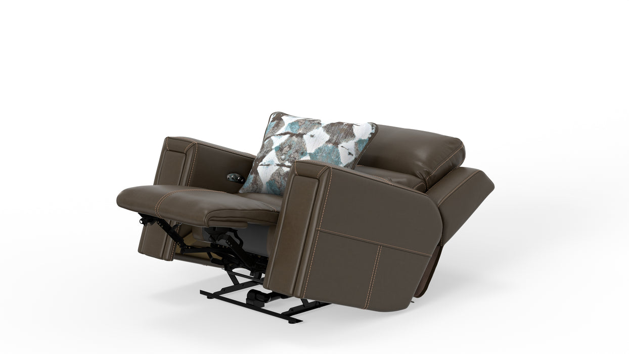 Catnapper - Arezzo 2 Piece Power Reclining Sofa Set in Chocolate - 63151-63152-CHOCOLATE - GreatFurnitureDeal