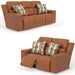 Catnapper - Arezzo 2 Piece Power Reclining Sofa Set in Whiskey - 63151-63152-WHISKEY - GreatFurnitureDeal