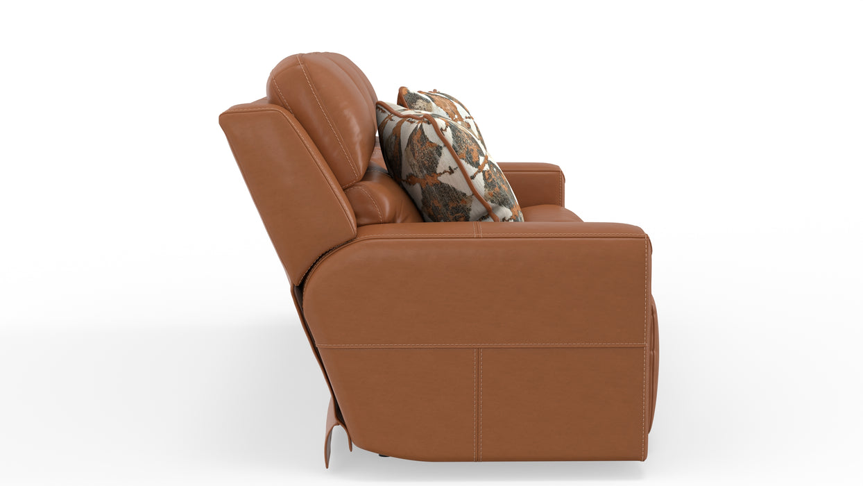 Catnapper - Arezzo Power Headrest Power Reclining Sofa w/Zero Gravity in Whiskey - 63151-WHISKEY - GreatFurnitureDeal