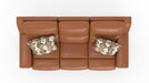 Catnapper - Arezzo 2 Piece Power Reclining Sofa Set in Whiskey - 63151-63152-WHISKEY - GreatFurnitureDeal
