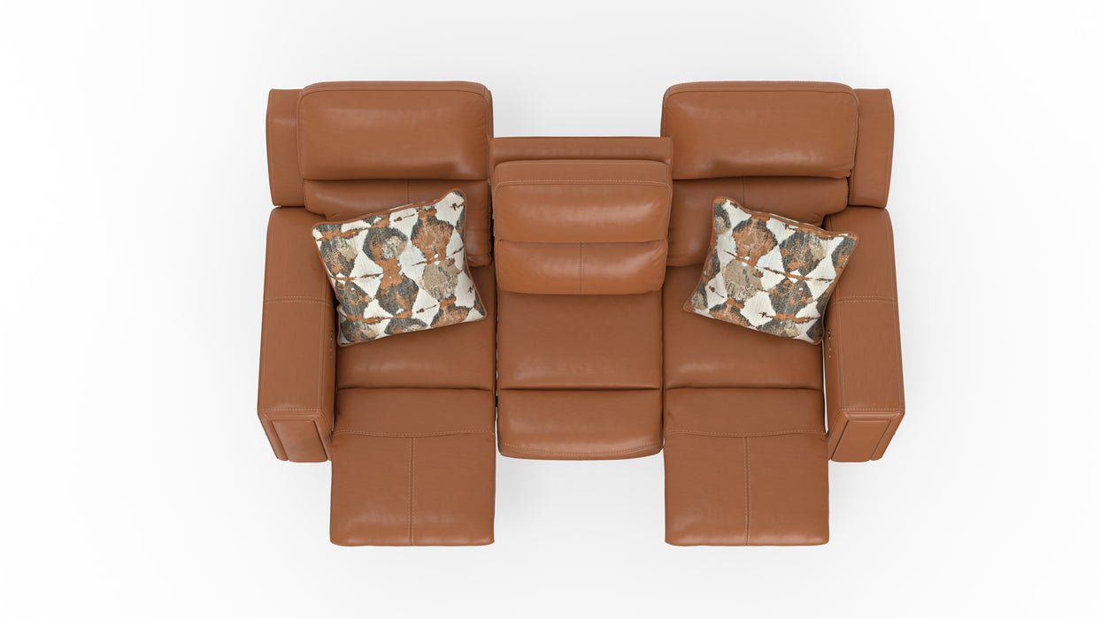 Catnapper - Arezzo 2 Piece Power Reclining Sofa Set in Whiskey - 63151-63152-WHISKEY
