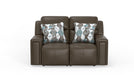 Catnapper - Arezzo Power Headrest Power Reclining Loveseat w/Zero Gravity in Chocolate - 63152-CHOCOLATE - GreatFurnitureDeal