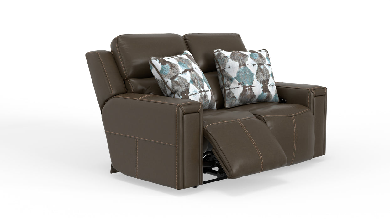Catnapper - Arezzo 2 Piece Power Reclining Sofa Set in Chocolate - 63151-63152-CHOCOLATE