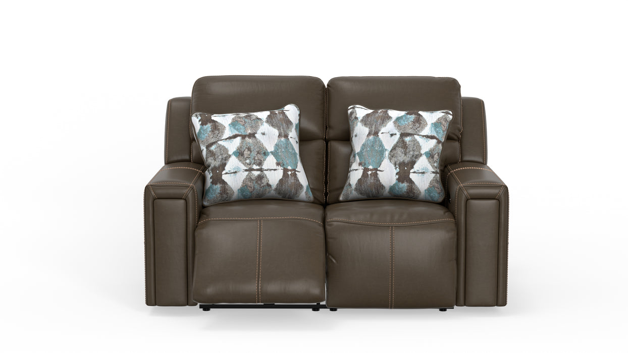 Catnapper - Arezzo 2 Piece Power Reclining Sofa Set in Chocolate - 63151-63152-CHOCOLATE