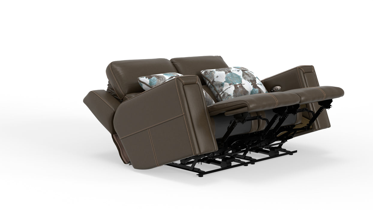 Catnapper - Arezzo 2 Piece Power Reclining Sofa Set in Chocolate - 63151-63152-CHOCOLATE