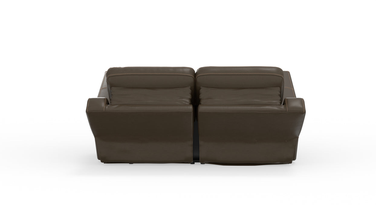 Catnapper - Arezzo 2 Piece Power Reclining Sofa Set in Chocolate - 63151-63152-CHOCOLATE