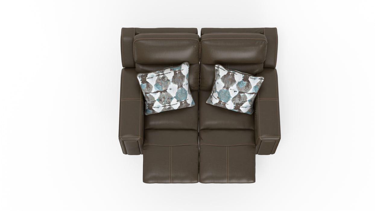 Catnapper - Arezzo 2 Piece Power Reclining Sofa Set in Chocolate - 63151-63152-CHOCOLATE