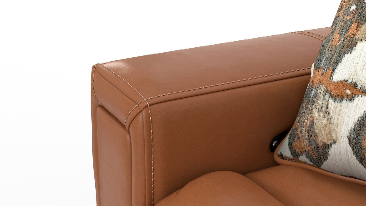 Catnapper - Arezzo 3 Piece Power Reclining Living Room Set in Whiskey - 63151-63152-631507-WHISKEY